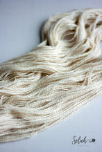 Load image into Gallery viewer, White Fingering Alpaca Yarn

