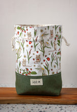 Load image into Gallery viewer, Field Mouse Medium Simple Drawstring Project Bag