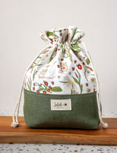 Load image into Gallery viewer, Field Mouse Medium Simple Drawstring Project Bag