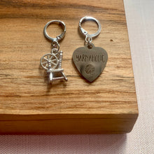 Load image into Gallery viewer, Spinning Wheel Stitch Marker/Progress Keeper Set