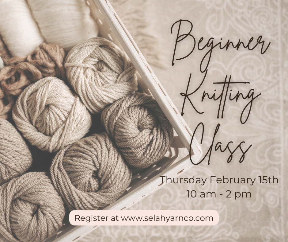 Beginners Learn to Knit Class