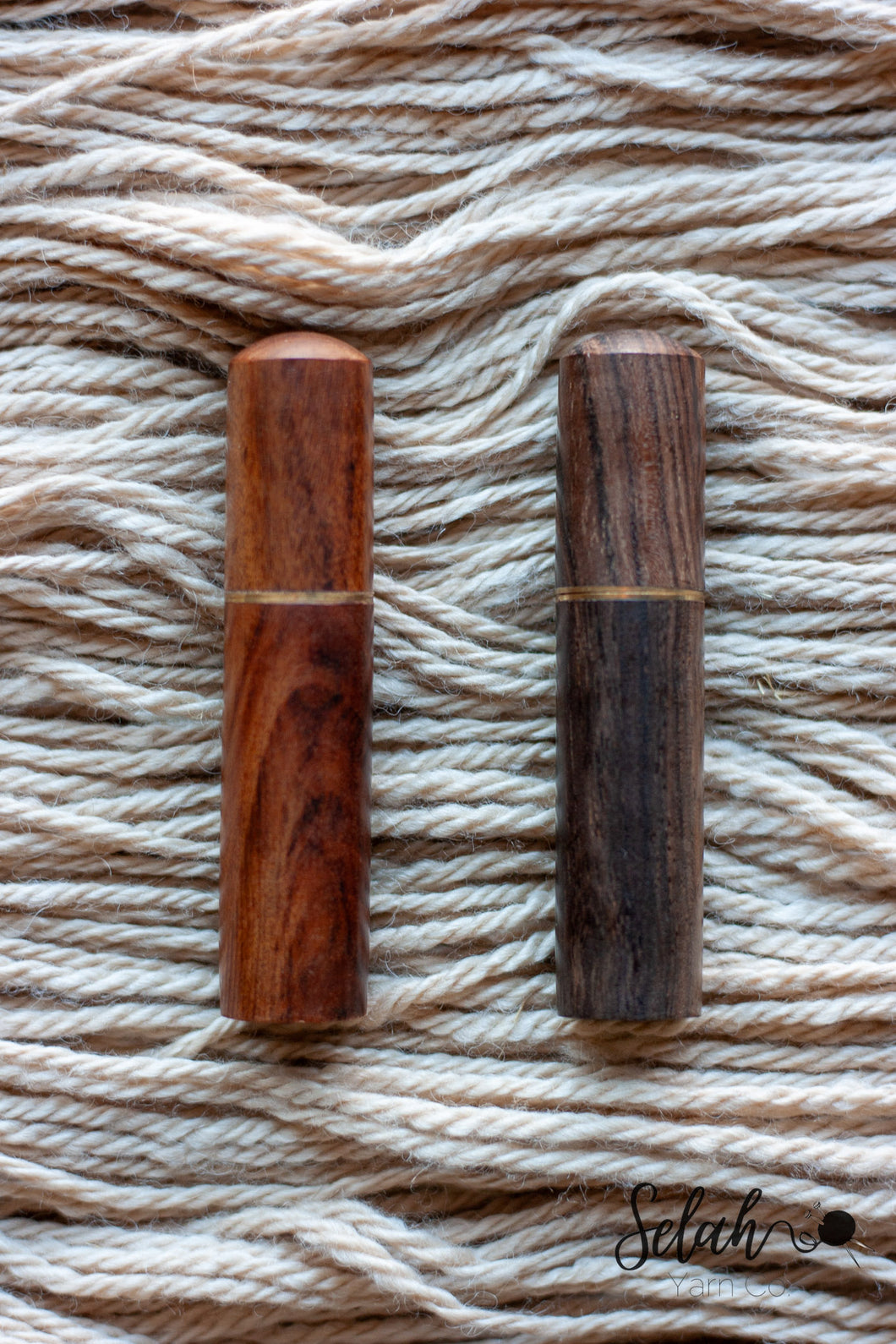 Wooden Darning Needle Case