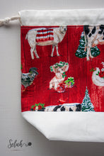 Load image into Gallery viewer, Barnyard Friends Drawstring Project Bag