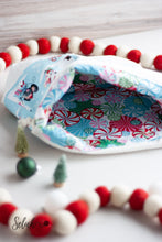 Load image into Gallery viewer, Snowday Drawstring Project Bag