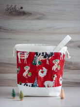 Load image into Gallery viewer, Barnyard Friends Drawstring Project Bag