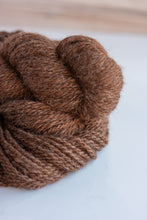 Load image into Gallery viewer, Worsted Weight 2 Ply Alpaca Yarn - Chocolate Brown
