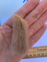 Load image into Gallery viewer, Raw Alpaca Fleece - Dark Fawn "Enoch" - Grade 3 - 1lb 13oz
